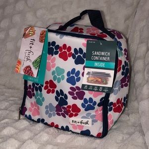 Paw Print Fit & Fresh Insulated Lunch Bag